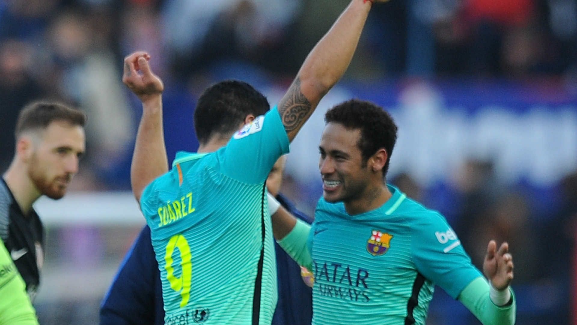 GettyImages-645574520 suarez neymar
