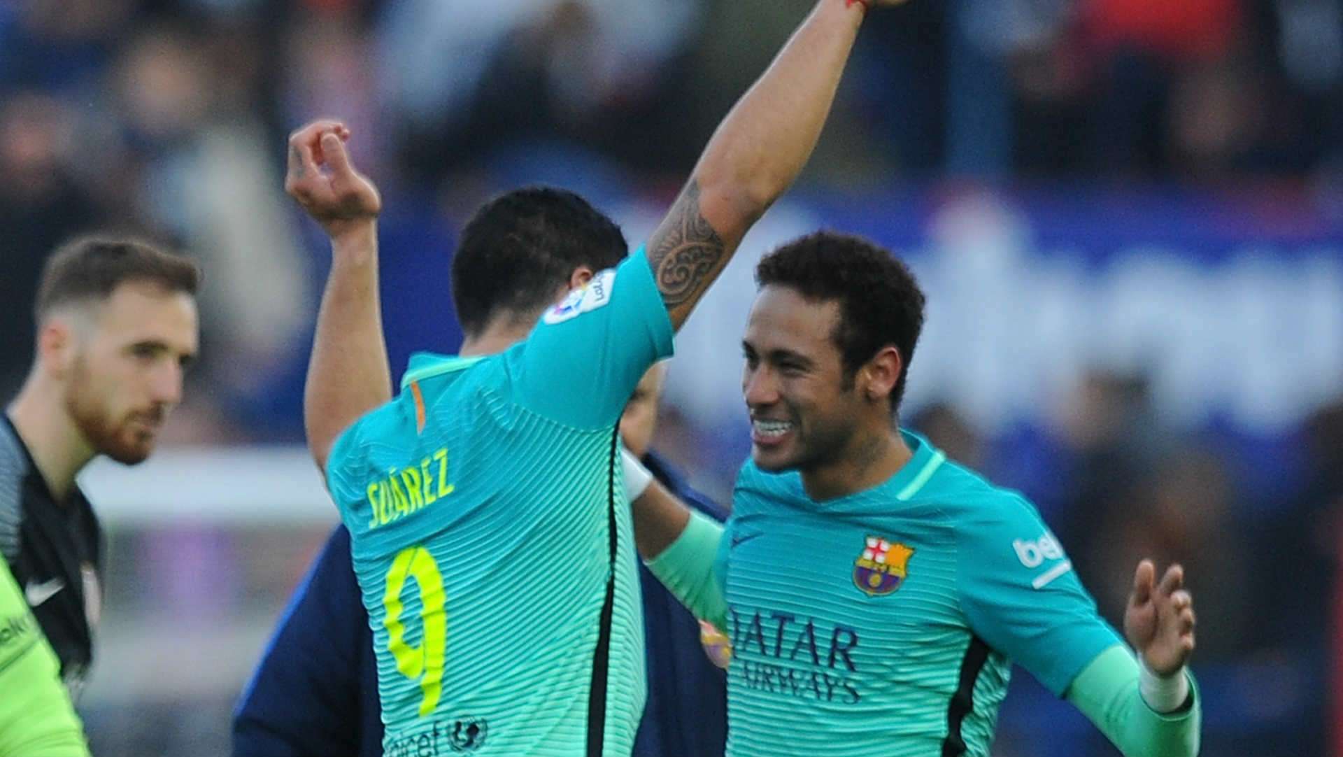 GettyImages-645574520 suarez neymar