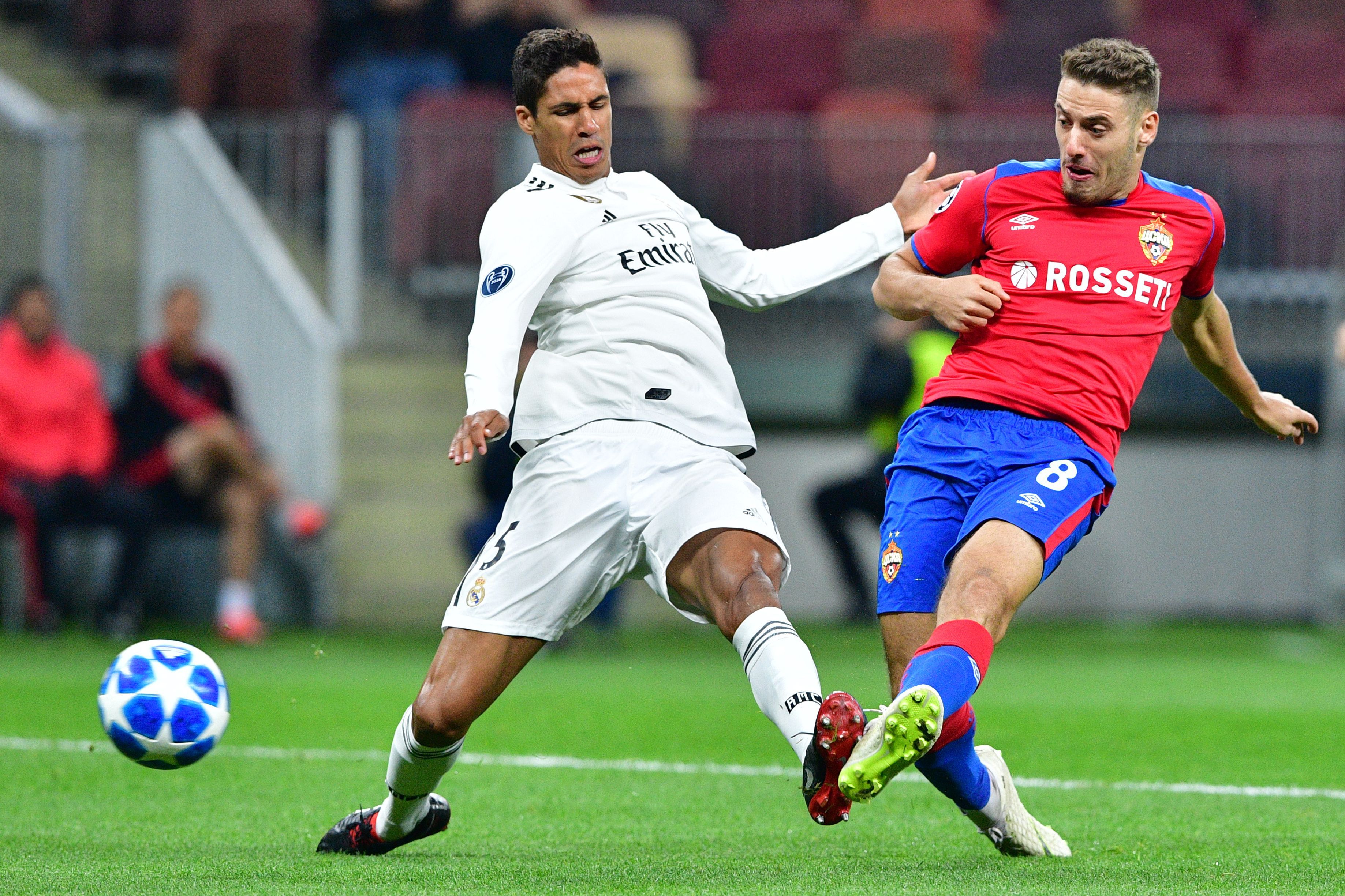 VARANE CSKA MOSCU REAL MADRID CHAMPIONS LEAGUE