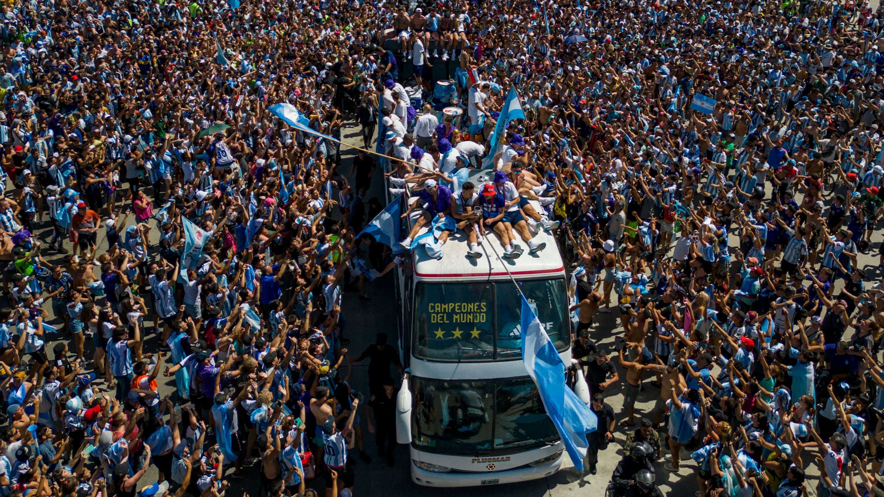 Argentina Fans Celebrates