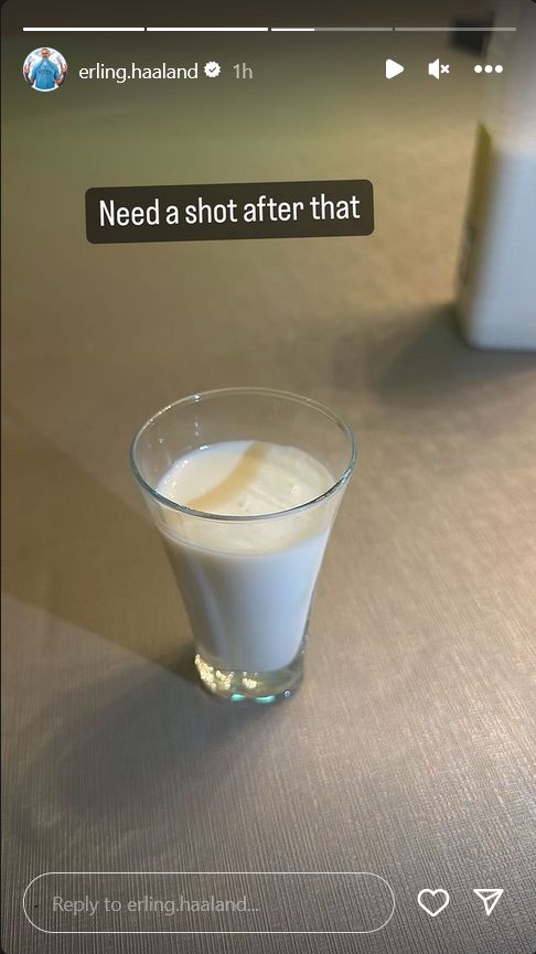 Erling Haaland Shot Manchester City