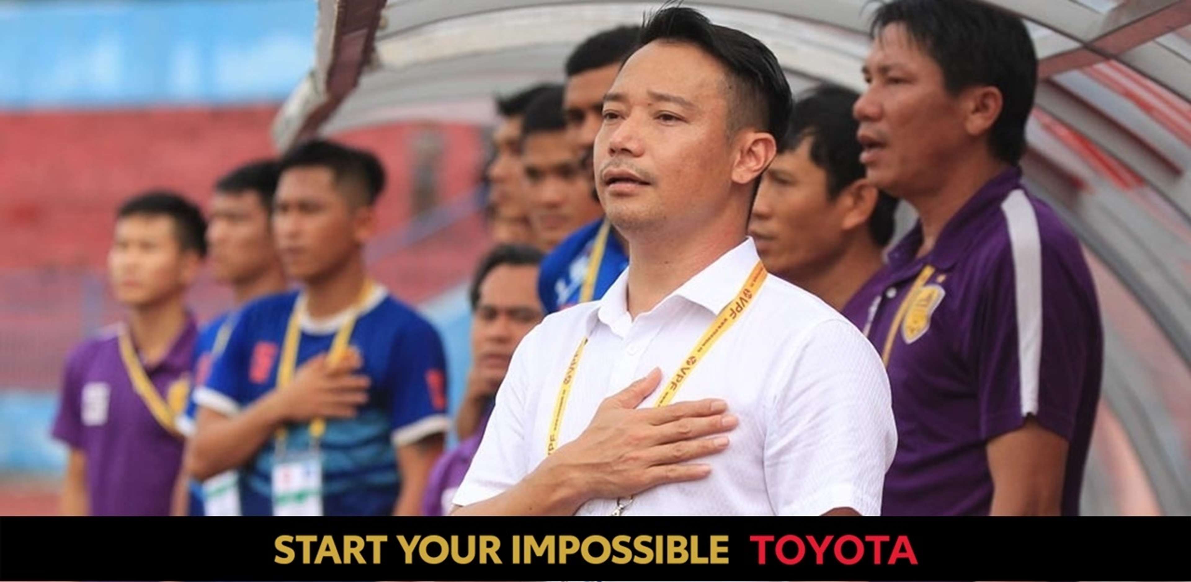 Coach Vu Hong Viet Hai Phong Quang Nam V.League 2019 (Toyota Only)