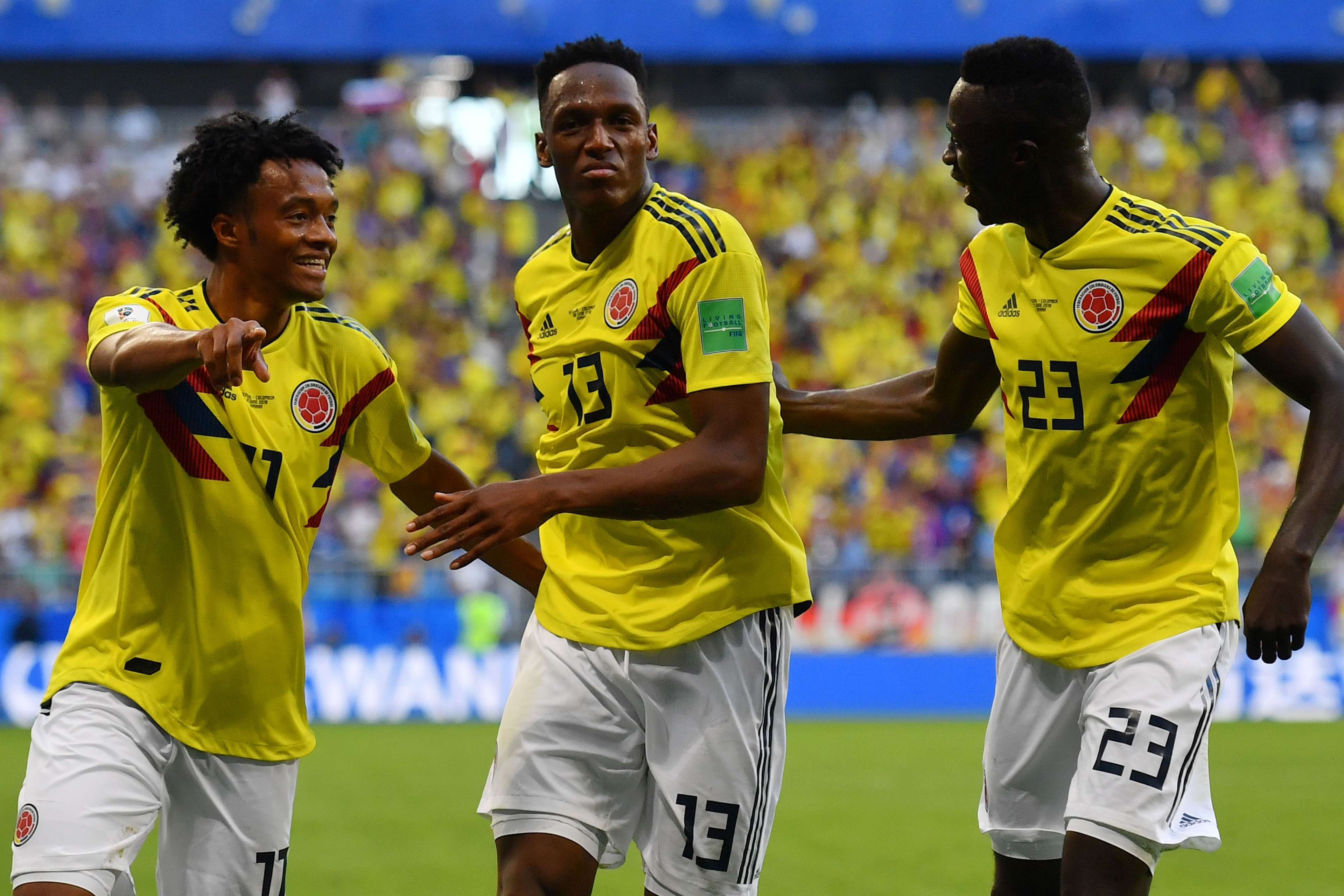 Yerry MIna gol Colombia vs Senegal Rusia 2018