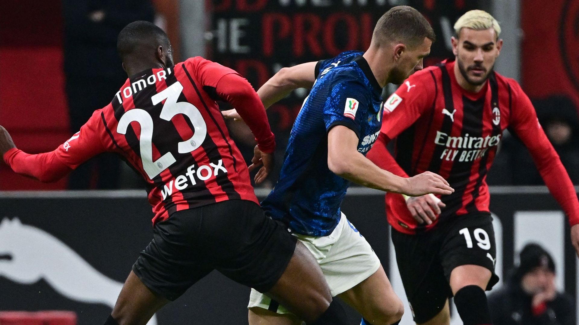 Dzeko Tomori Inter Milan Serie A