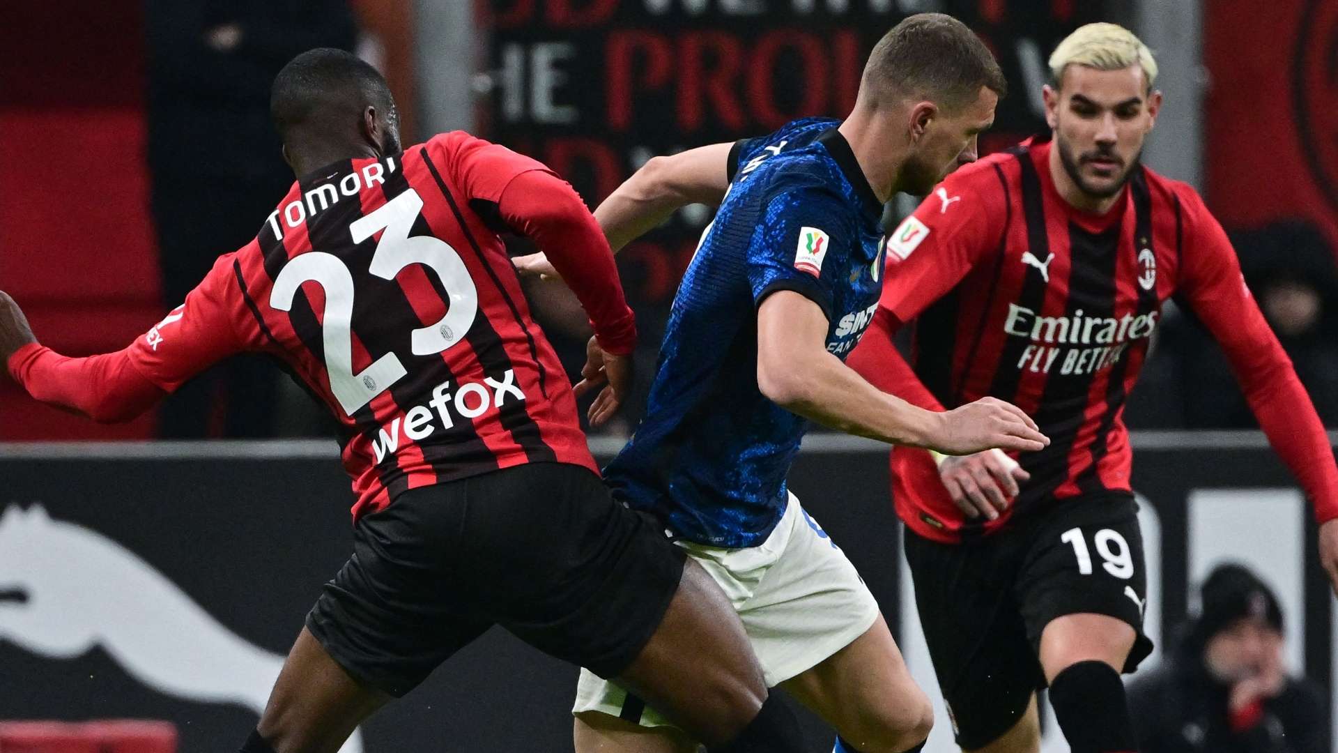 Dzeko Tomori Inter Milan Serie A