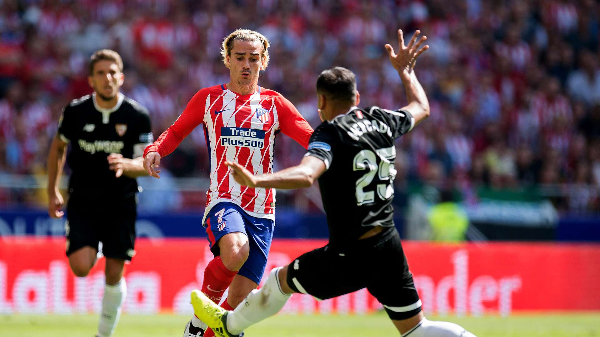 Griezmann Mercado Atletico Madrid Sevilla LaLiga