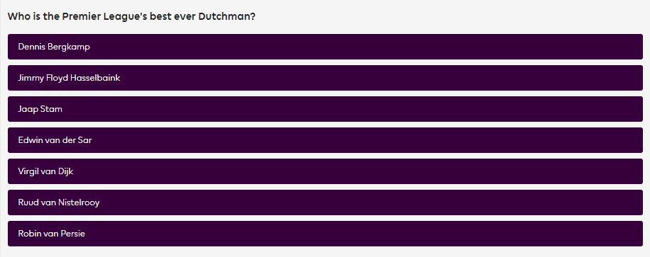 프리미어리그 더치맨