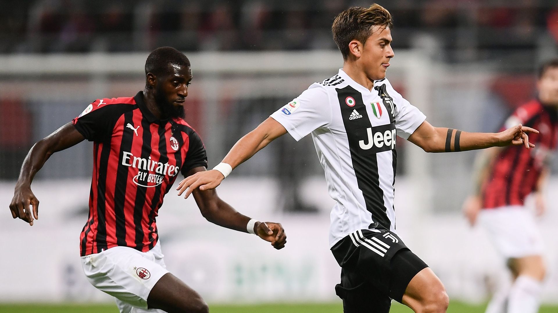 Bakayoko Dybala Milan Juventus