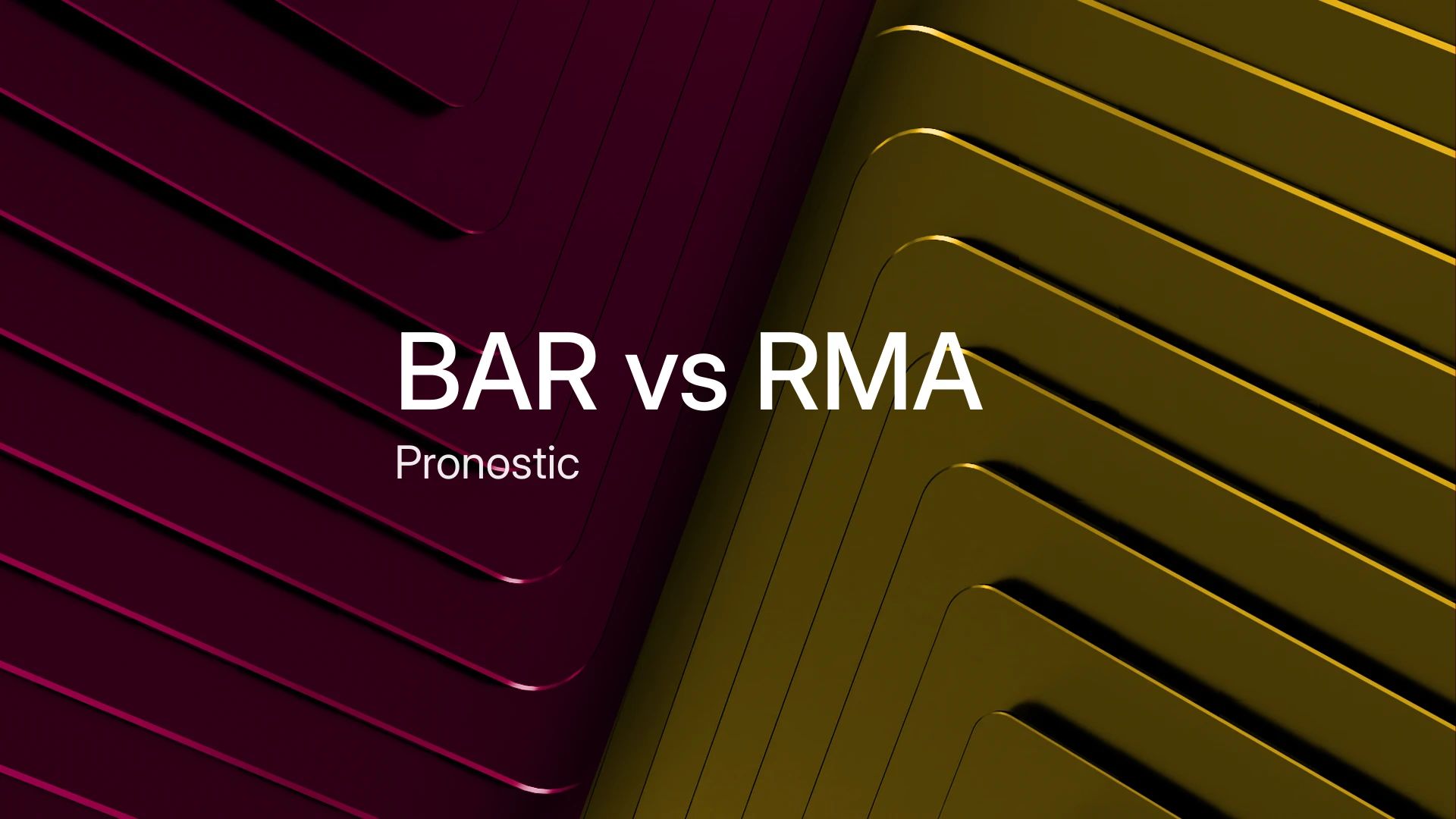 Pronostic Barcelone vs Real Madrid