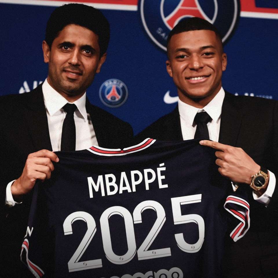 Kylian Mbappe Nasser Al-Khelaifi PSG HIC 1:1