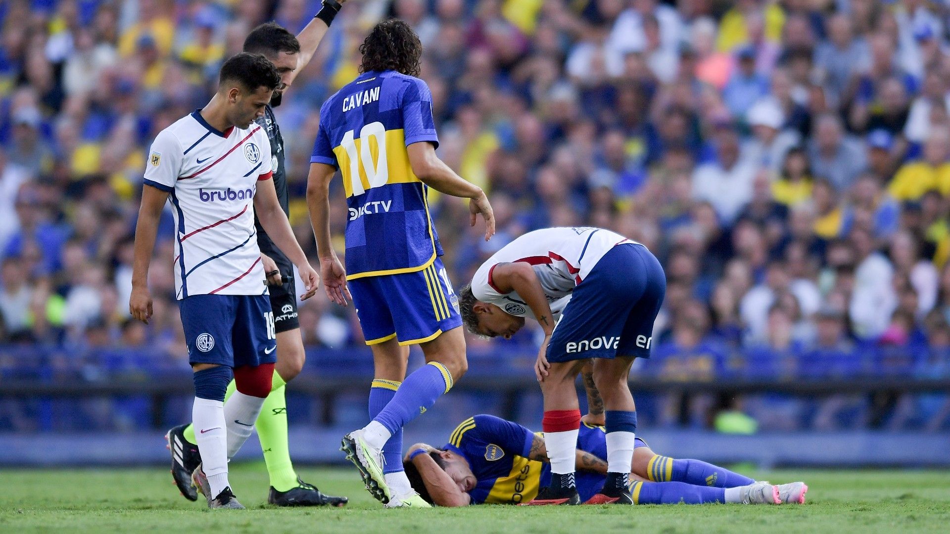 Lucas Blondel Boca San Lorenzo Copa Liga Profesional 30032024