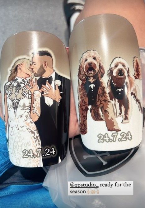 Chloe Kelly shin pads dog husband