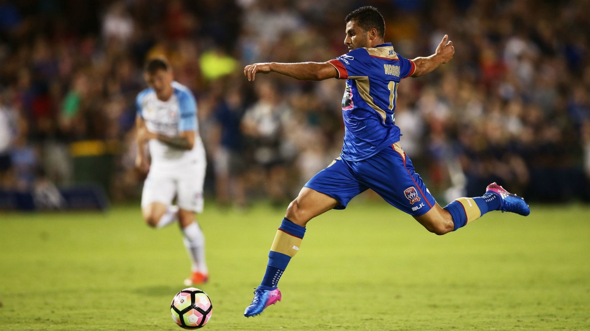 Andrew Nabbout Newcastle Jets v Melbourne City A-League 27012017