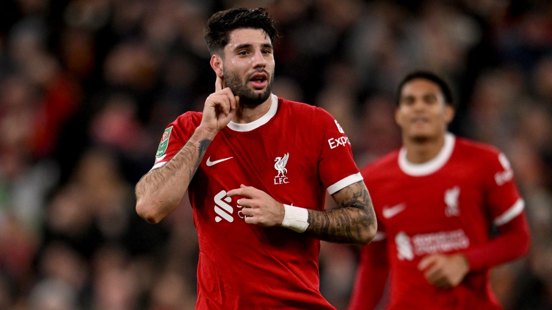 Dominik Szoboszlai Liverpool West Ham Carabao Cup 2023-24