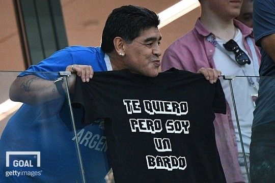 아르헨티나 축구 선수 디에고 마라도나. 사진=게티이미지