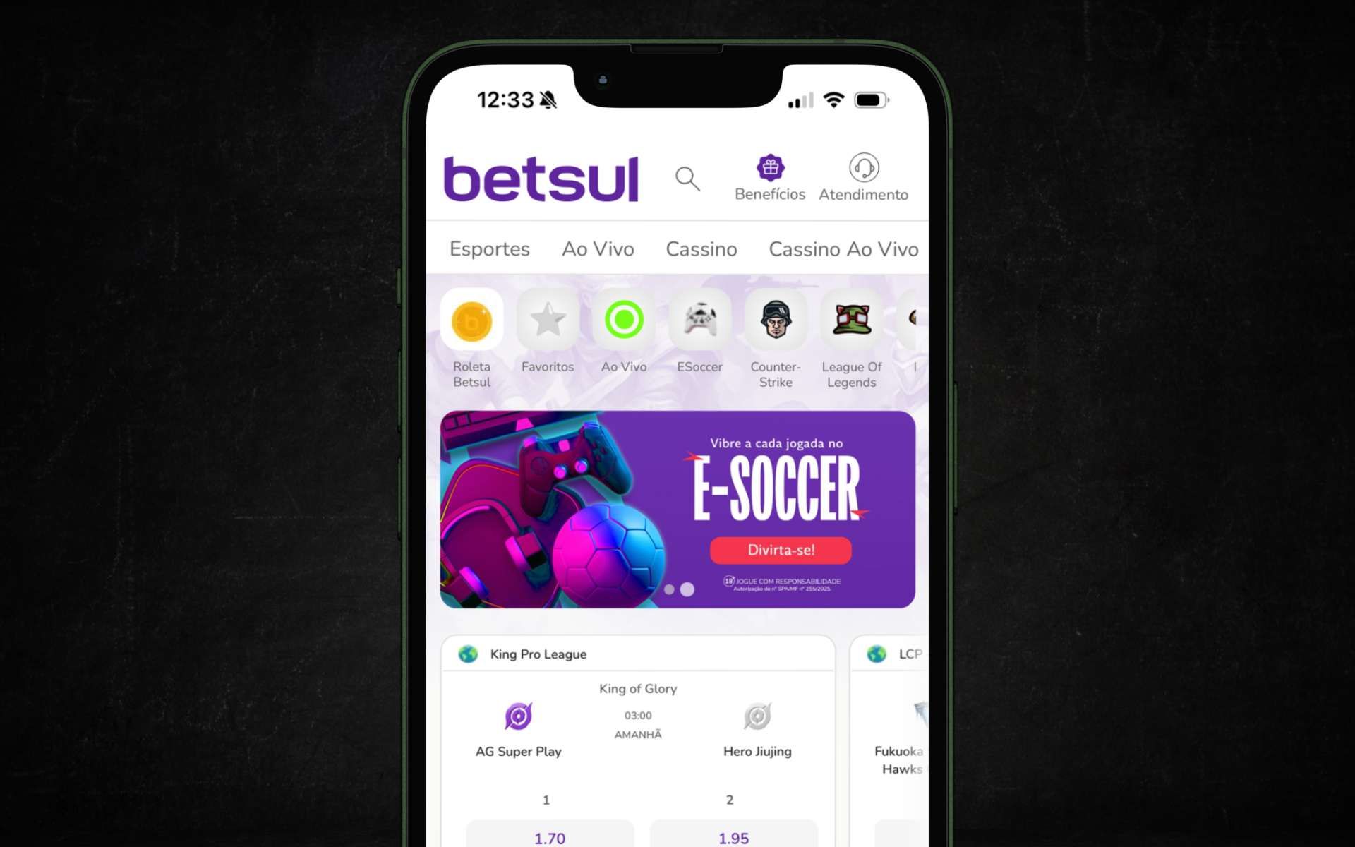 betsul app e sports