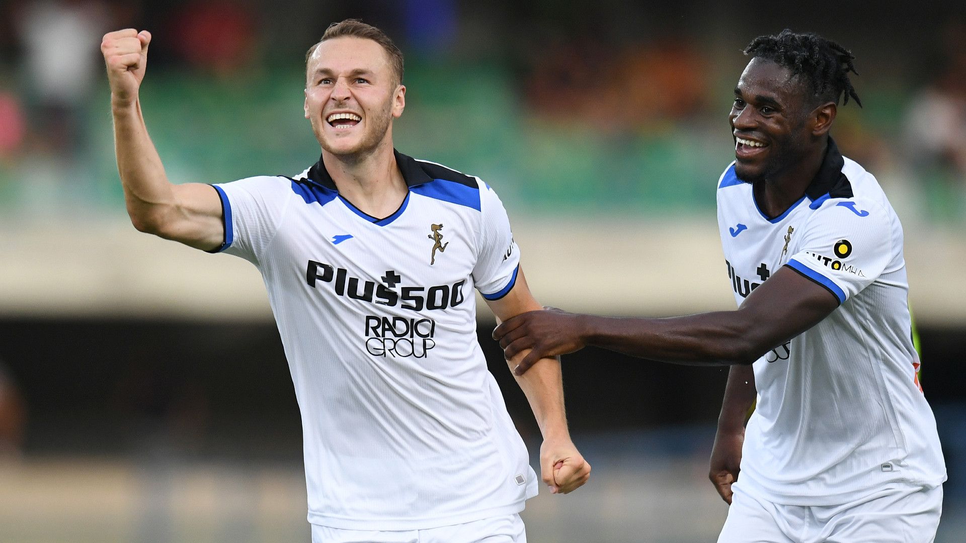 Teun Koopmeiners celebrate Verona Atalanta Serie A