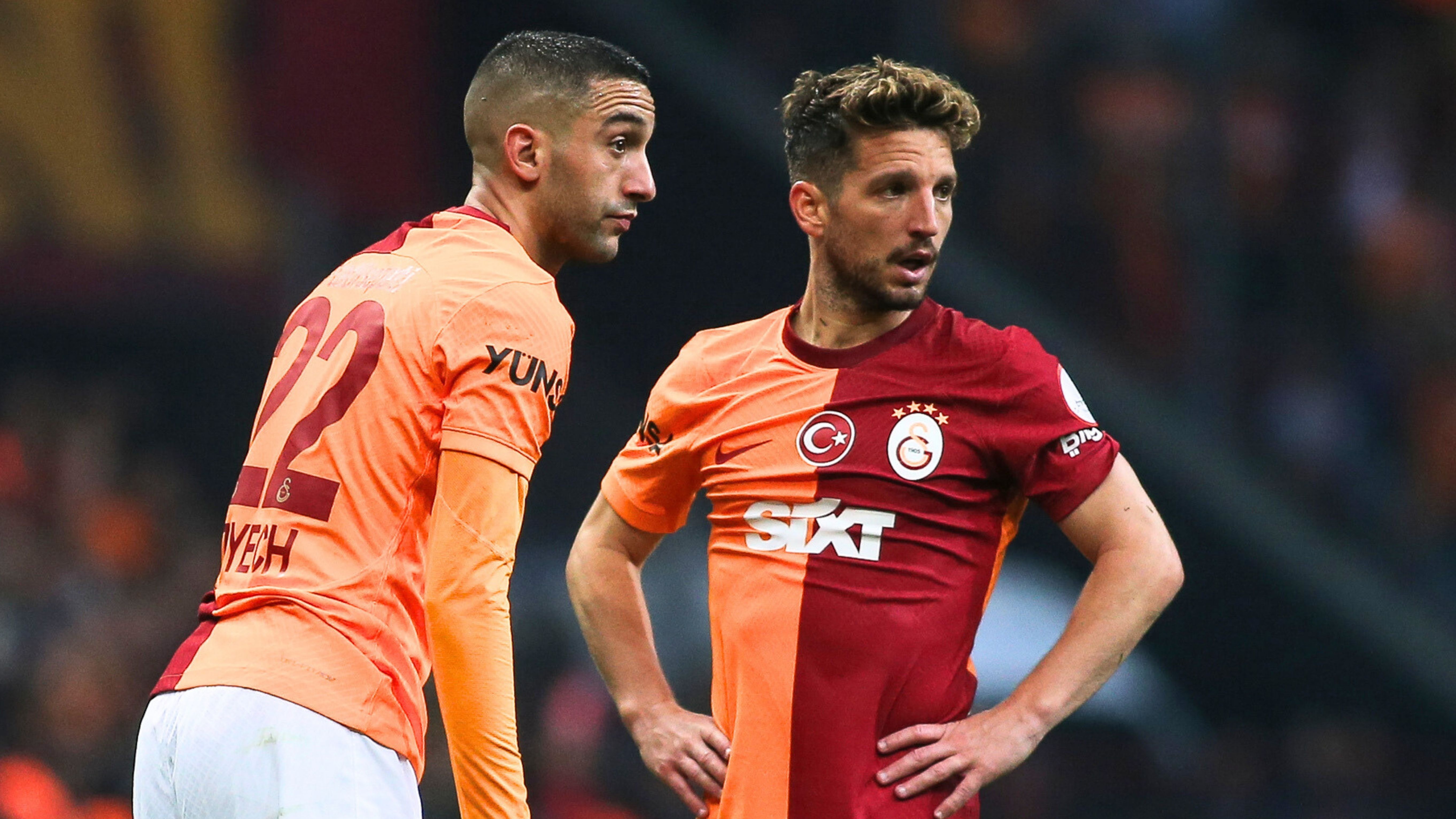 Hakim Ziyech Dries Mertens Galatasaray