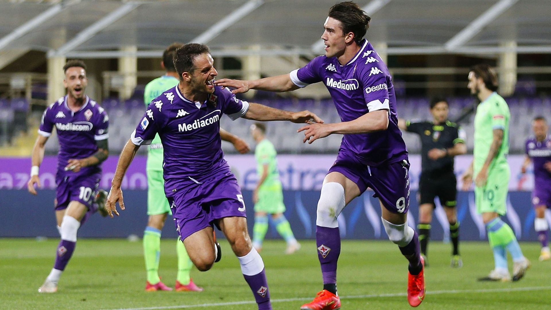 Vlahovic Bonaventura Fiorentina Lazio