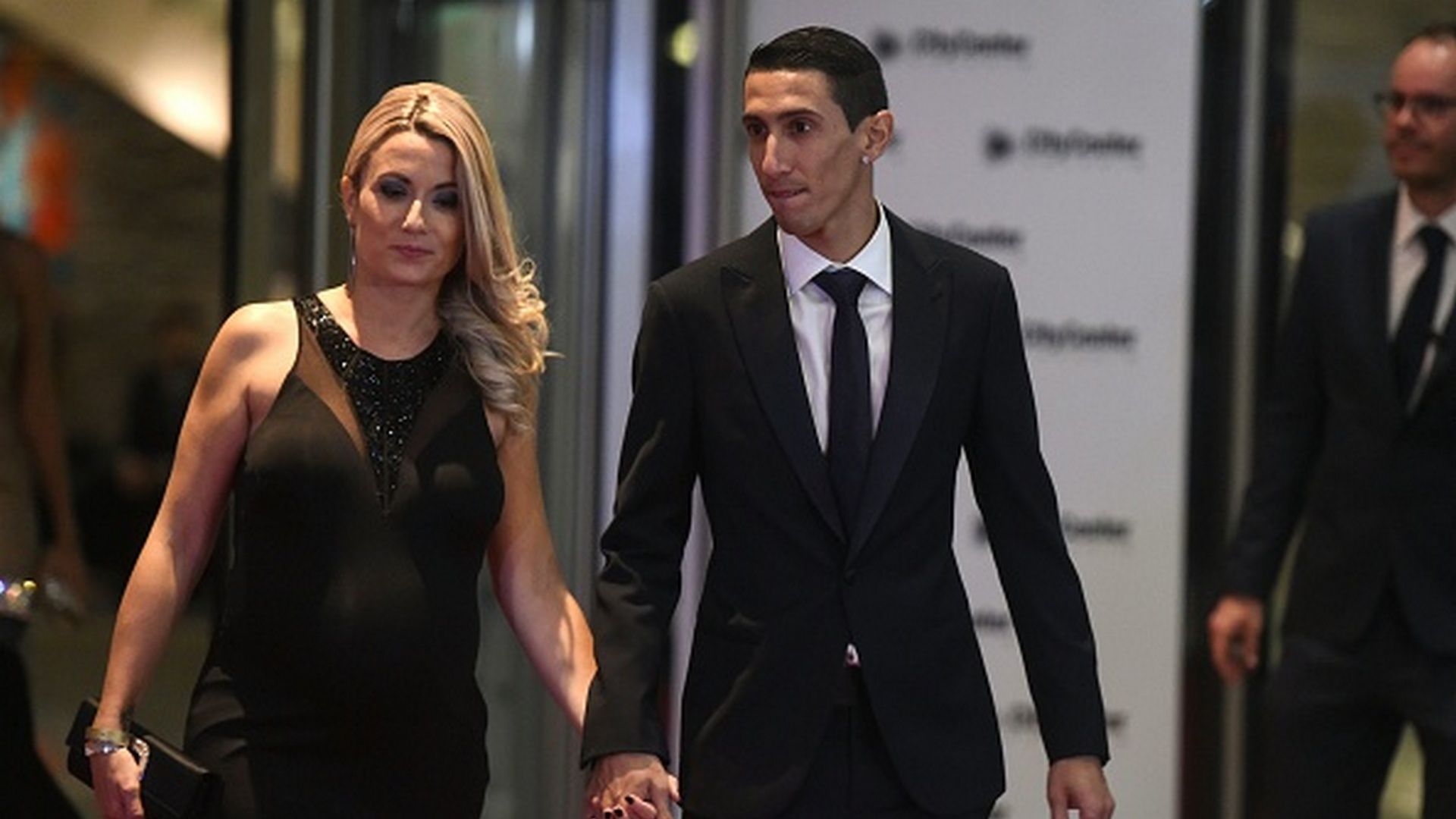 Angel Di Maria and his wife Jorgalina