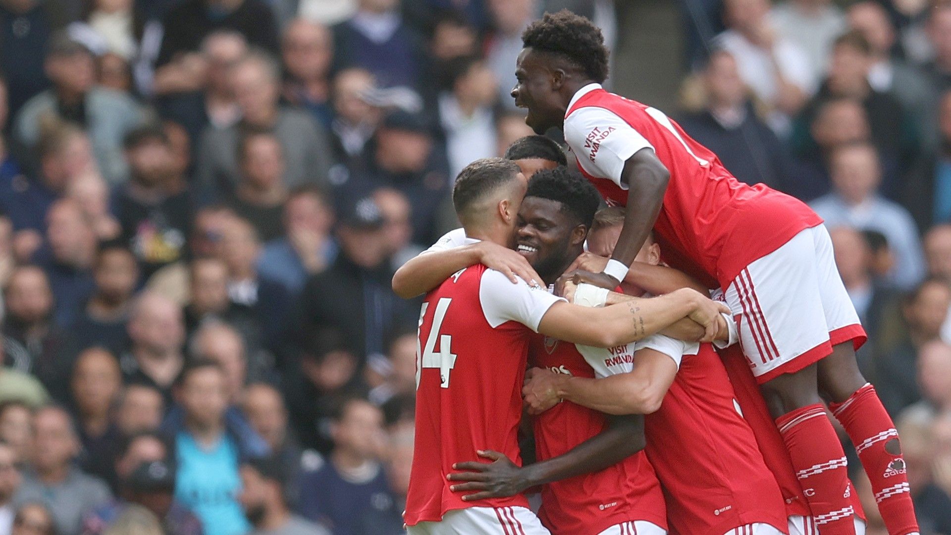 Thomas Partey Arsenal Tottenham 2022-23