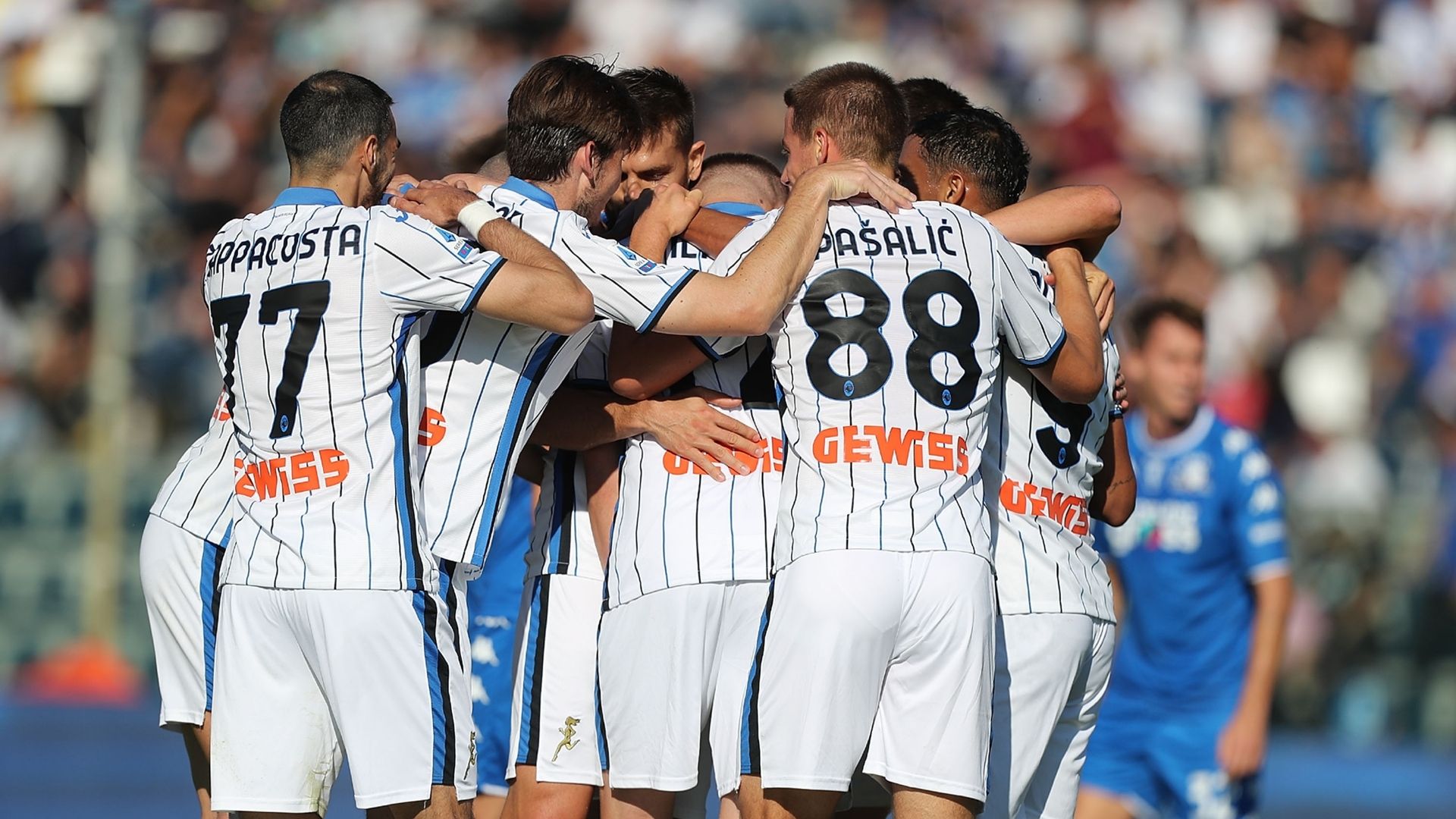 Atalanta celebrating