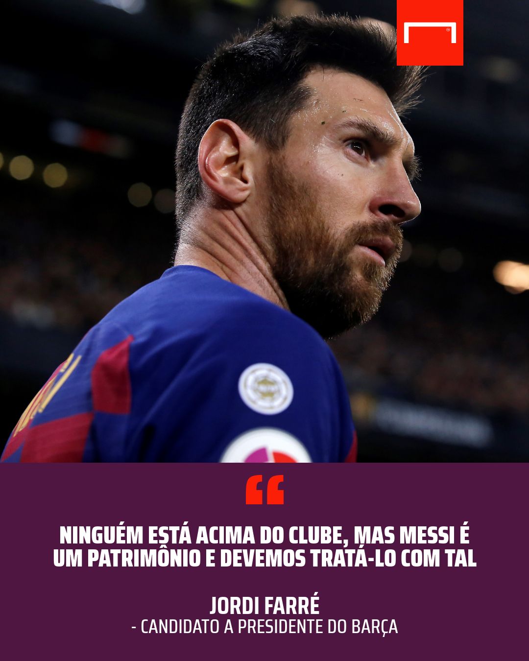 Jordi Farré Quote Messi