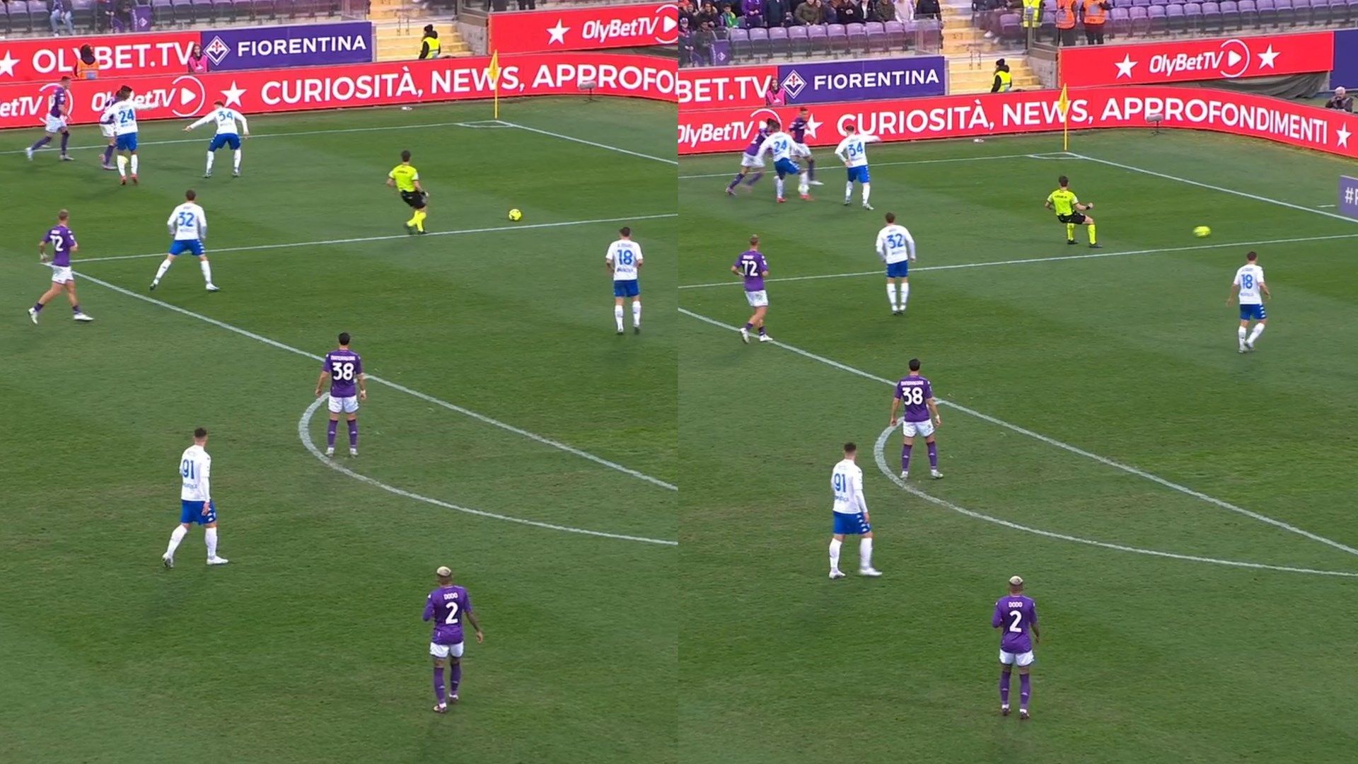 Fiorentina Empoli pallone