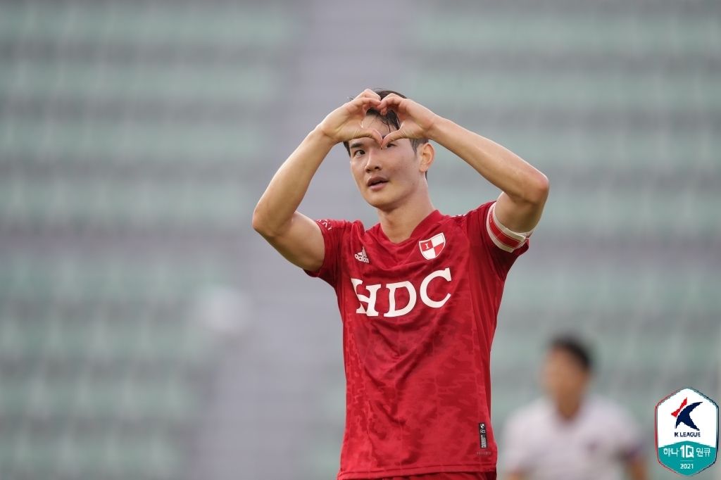 부산 김진규 세레머니