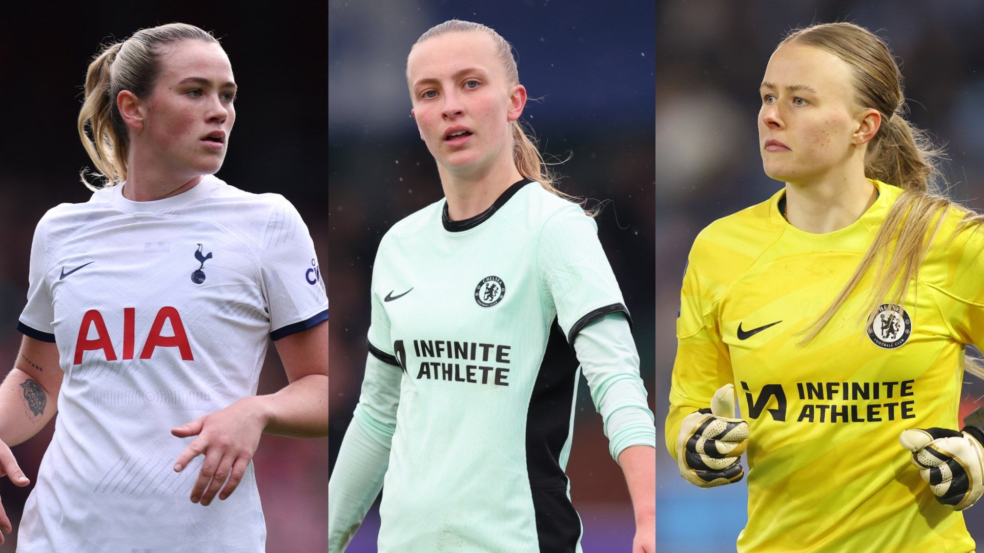 Grace Clinton Aggie Beever-Jones Hannah Hampton split