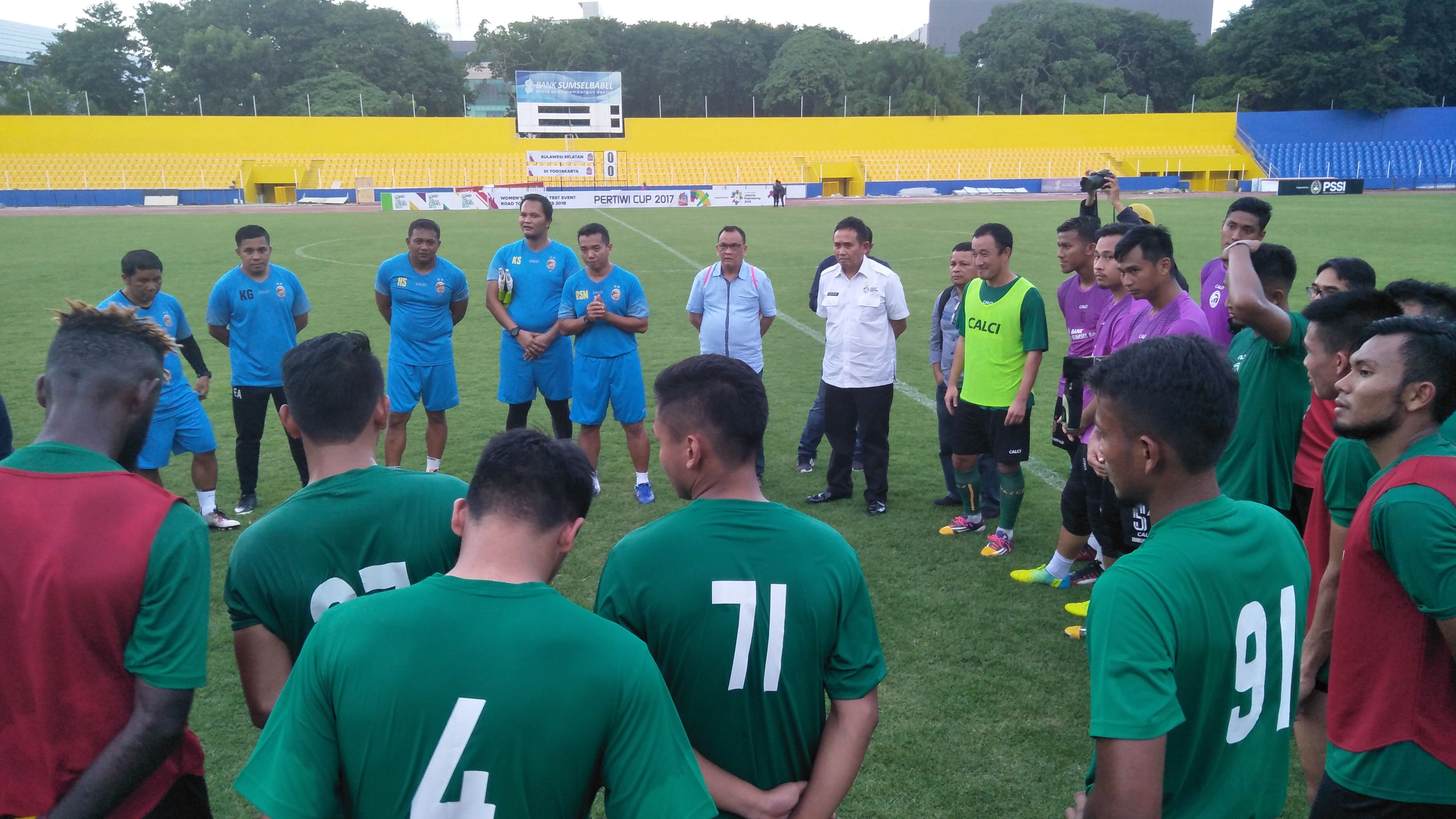 Latihan Sriwijaya FC