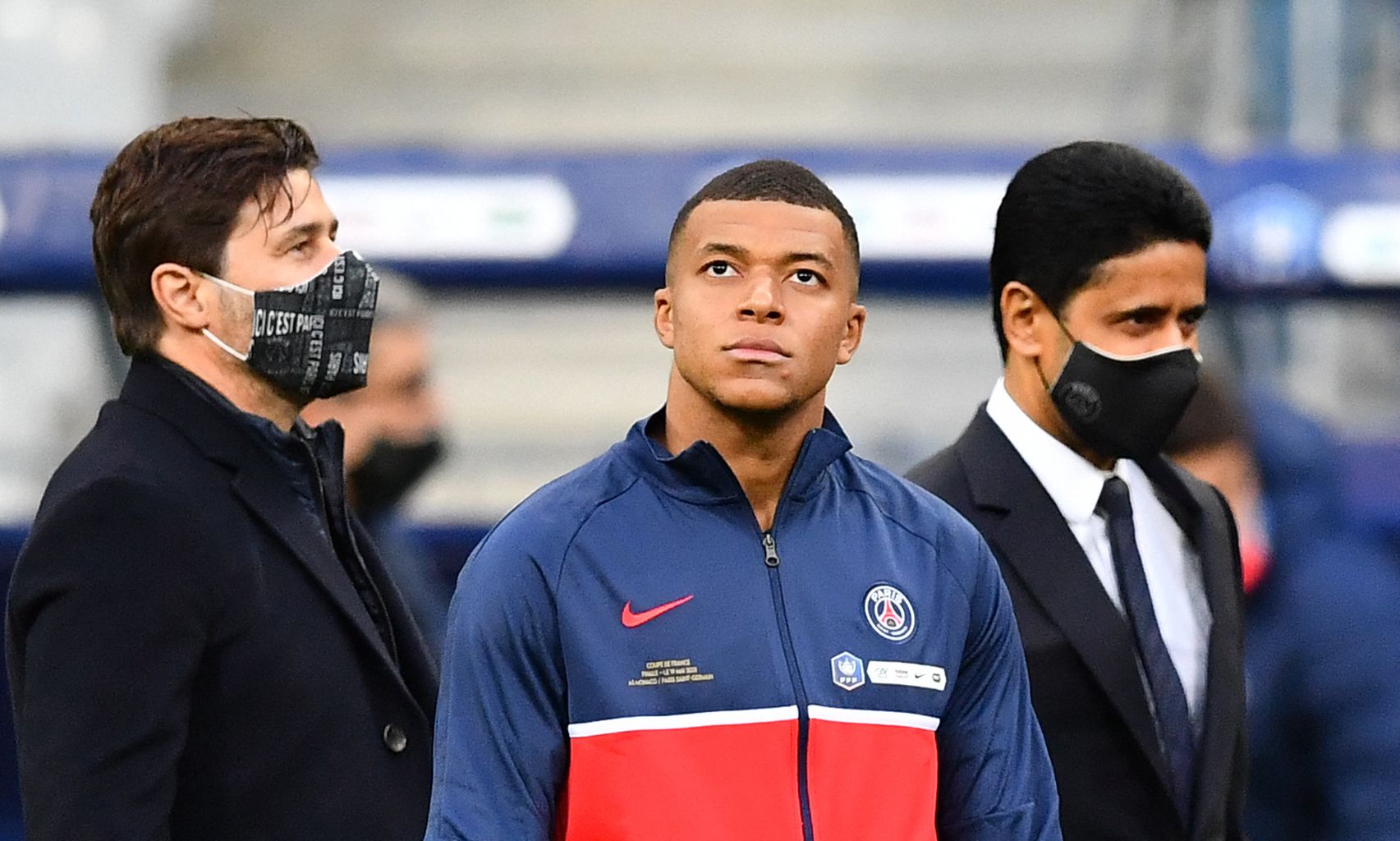Kylian Mbappe Nasser Al-Khelaifi PSG