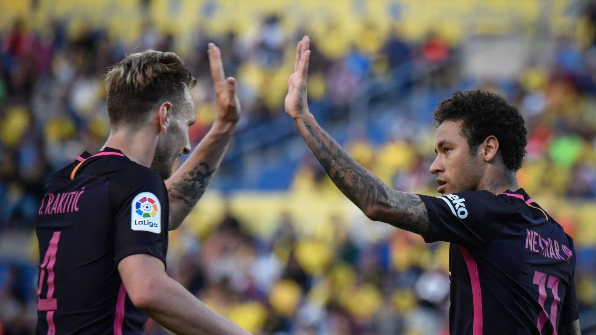 Ivan Rakitic Neymar Las Palmas Barcelona LaLiga 14052017