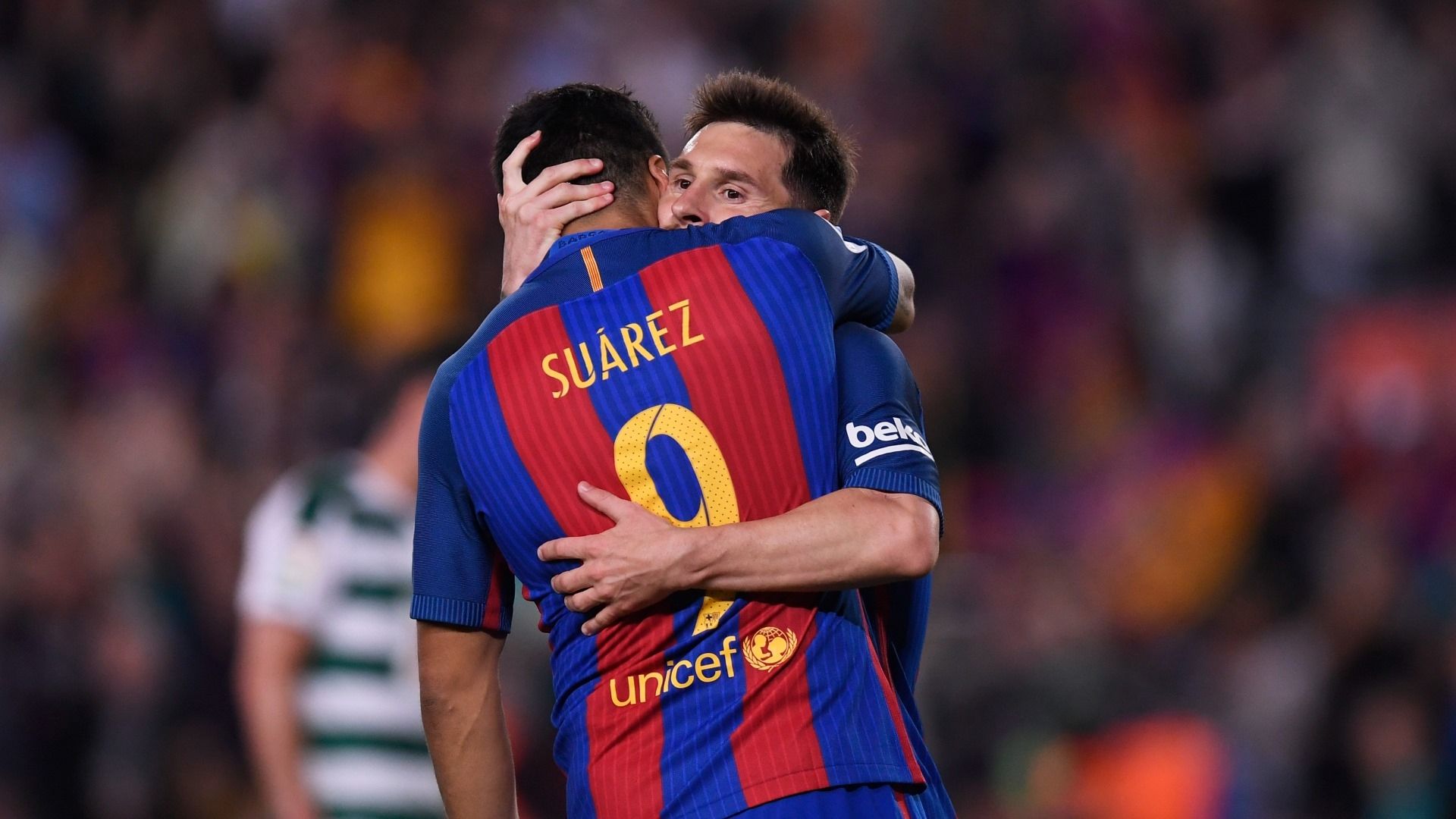 Lionel Messi Luis Suarez Barcelona Eibar LaLiga 21052017