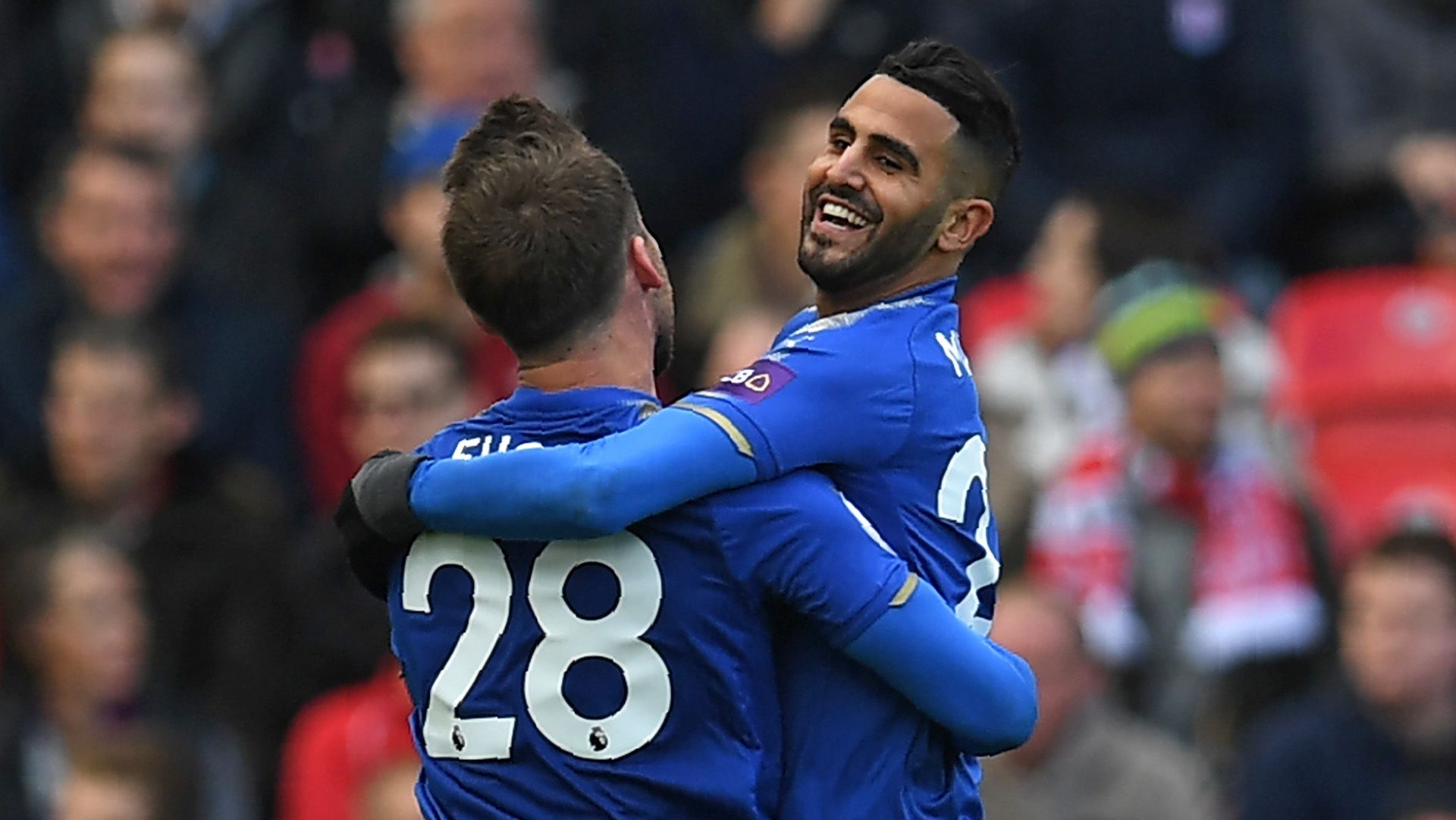 Riyad Mahrez Leicester City Stoke City