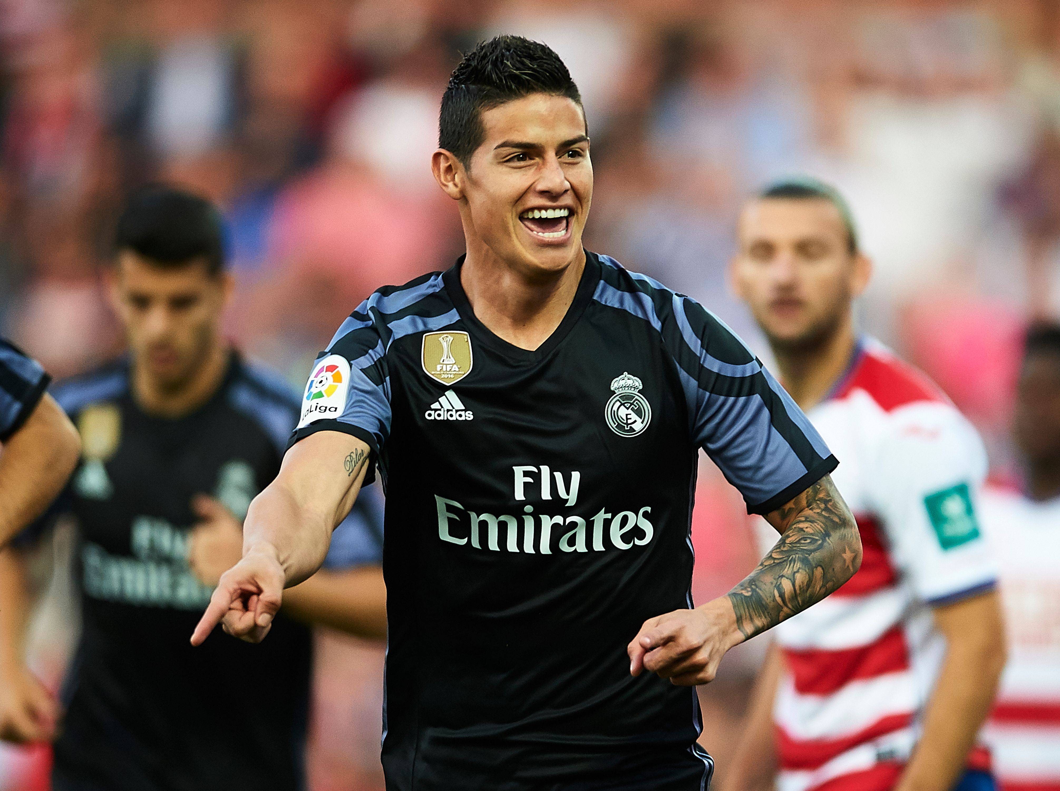 James Rodriguez Real Madrid Granada