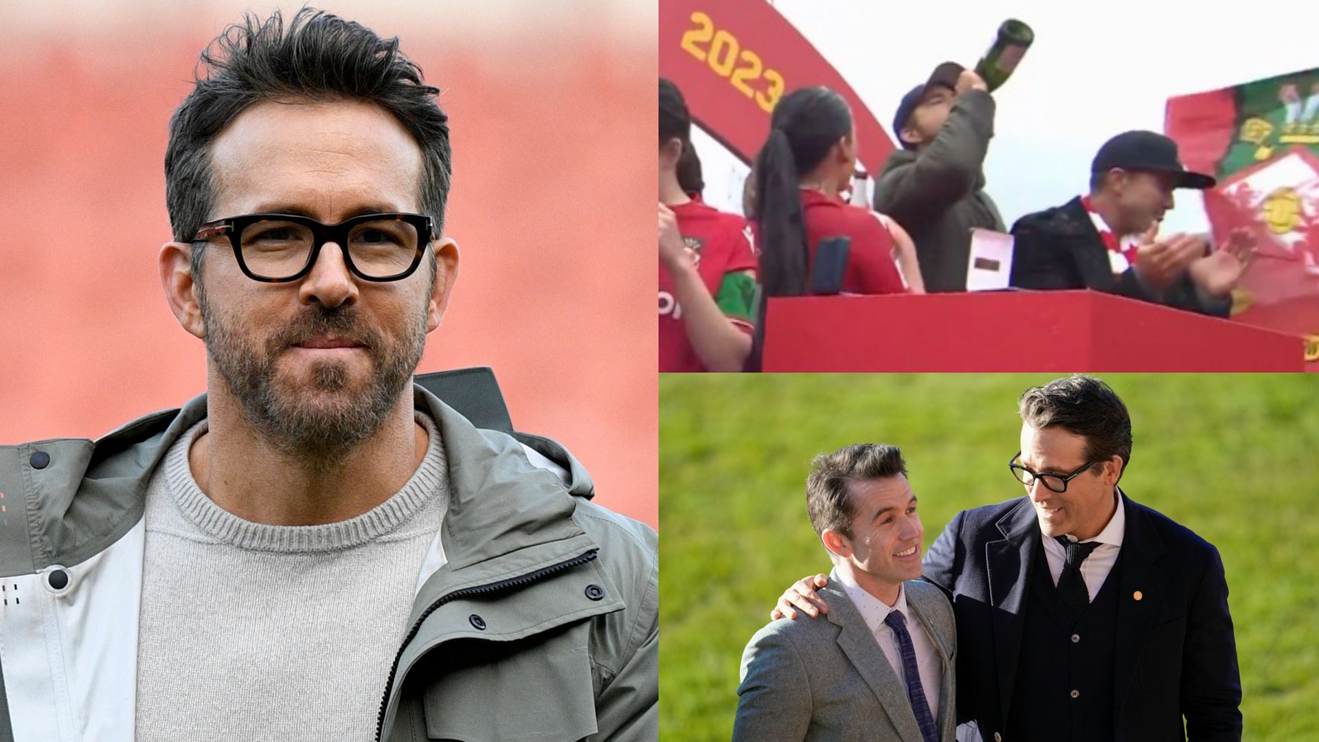 Ryan Reynolds Rob McElhenney Wrexham women promotion