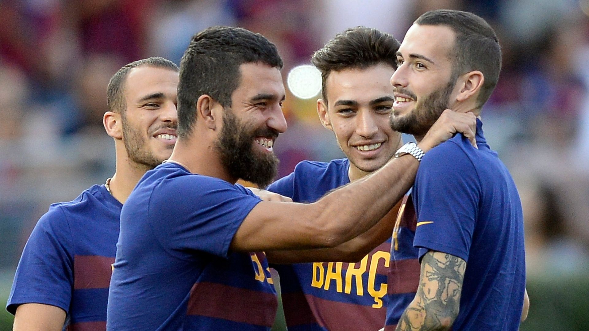 sandro ramirez arda turan aleix vidal munir el haddadi barcelona