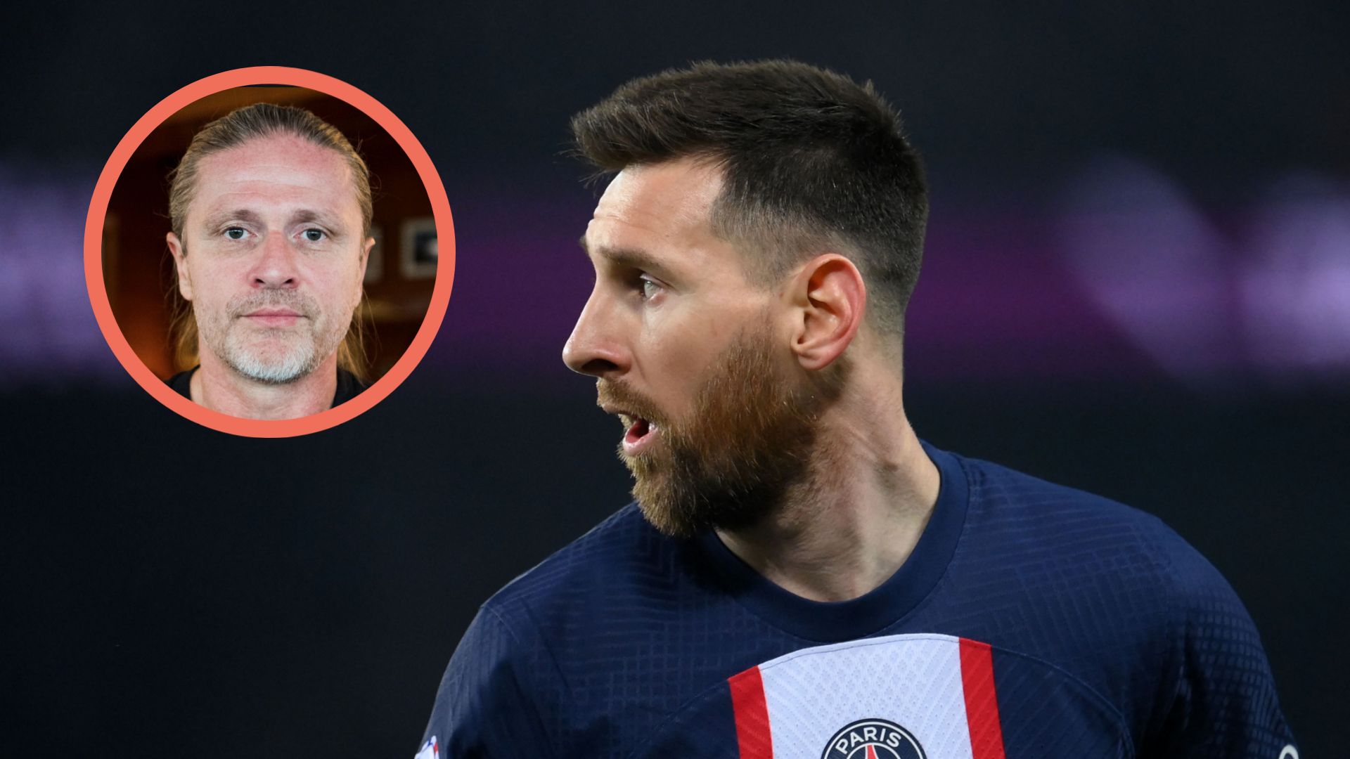 PSG Emmanuel Petit Lionel Messi