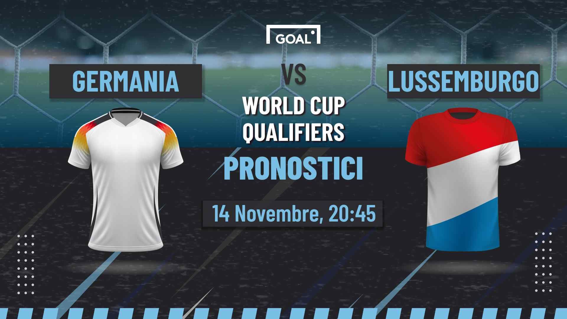 pronostici Lussemburgo - Germania