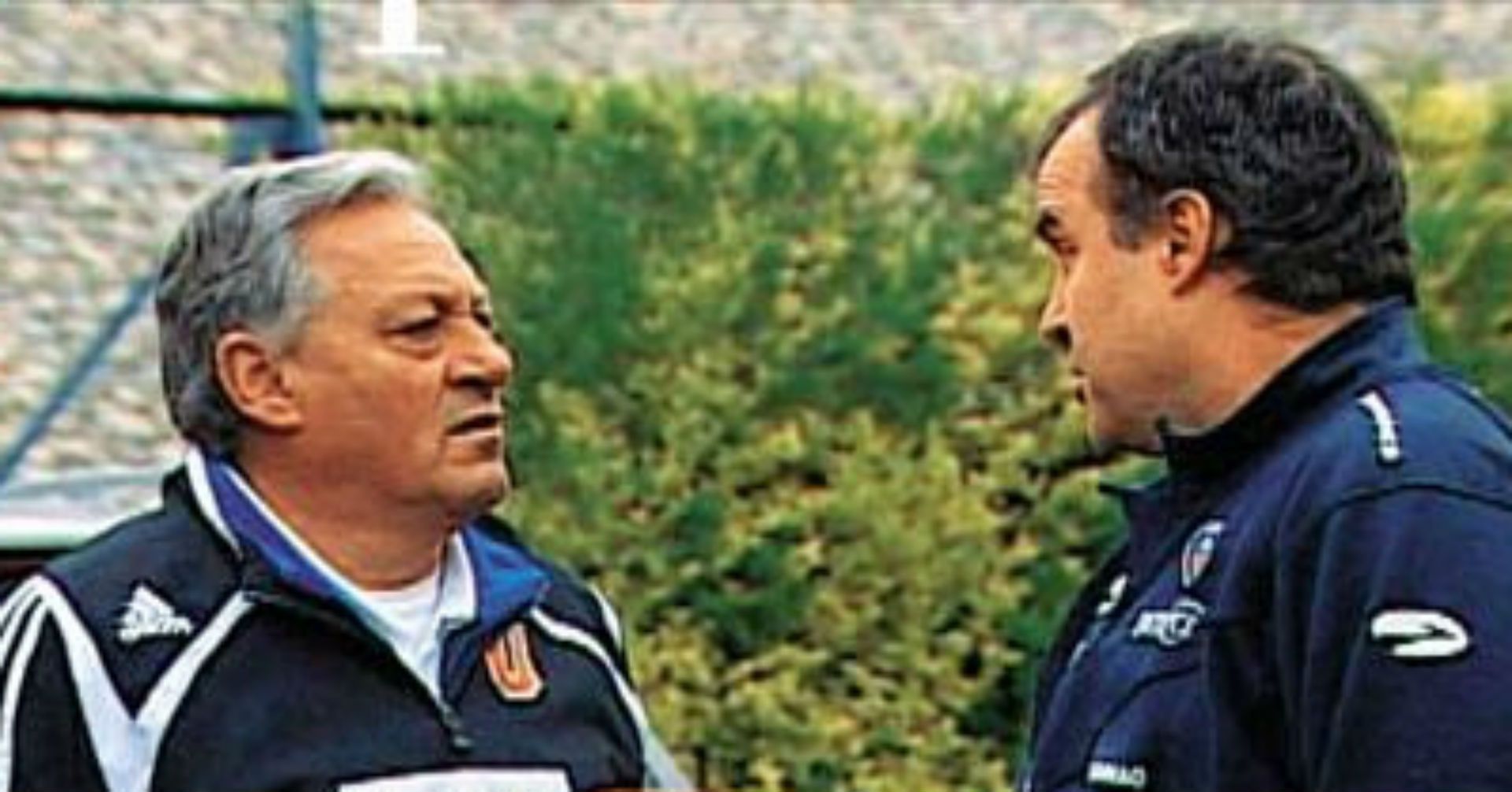 Arturo Salah y Marcelo Bielsa