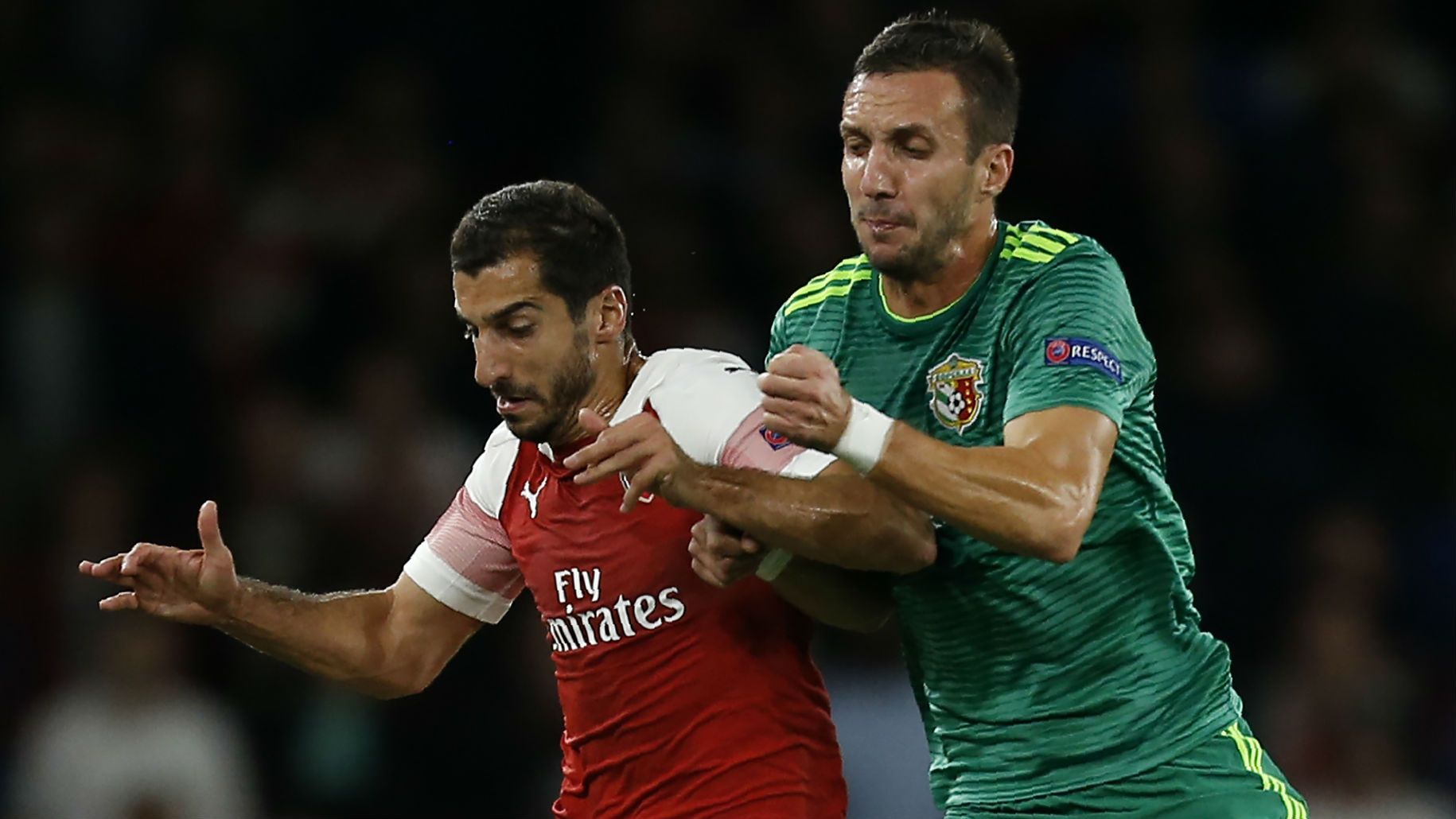 Henrikh Mkhitaryan Arsenal Vyacheslav Sharpar Vorskla