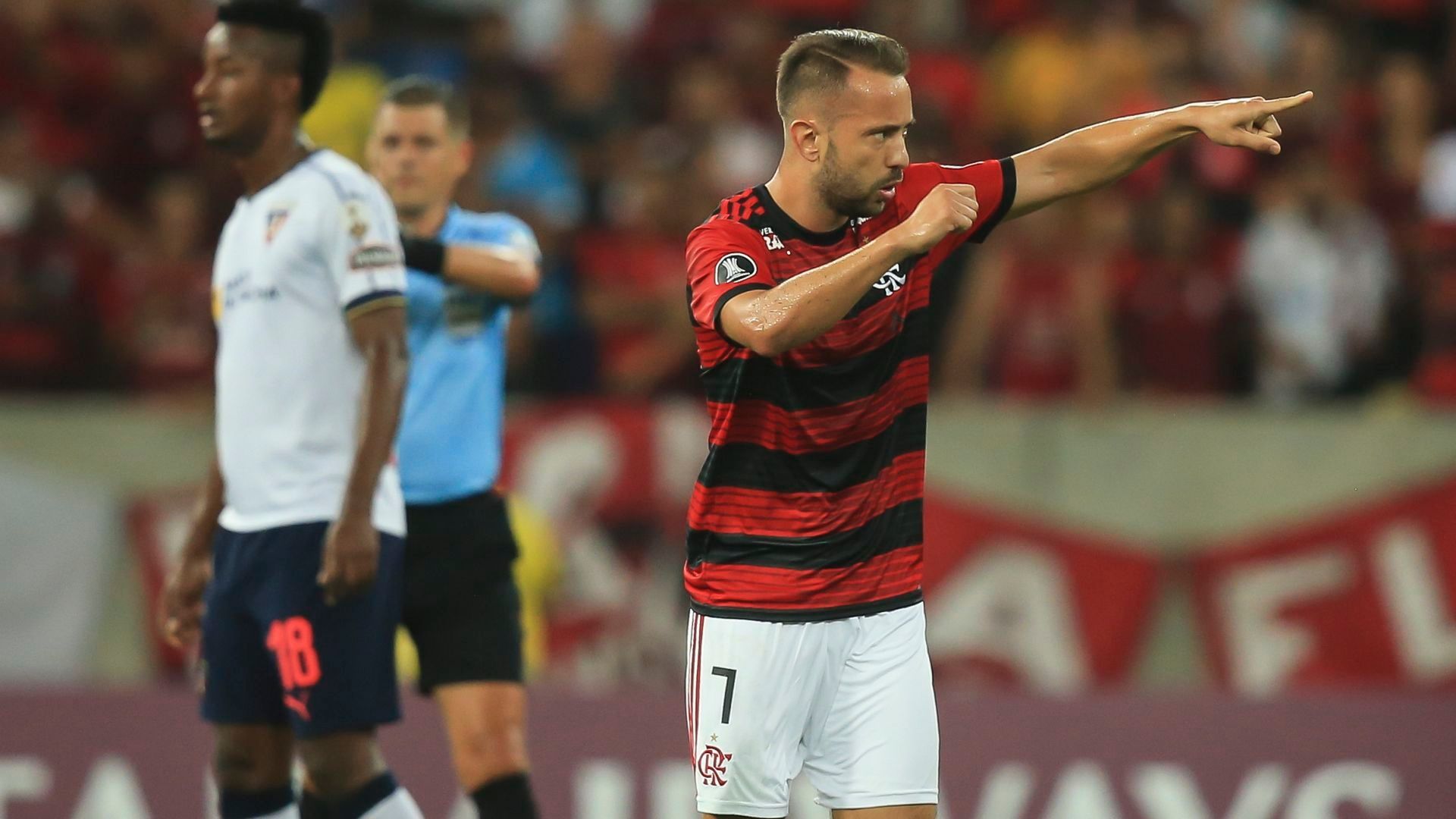 Éverton Ribeiro Flamengo LDU Quito Libertadores 13032019