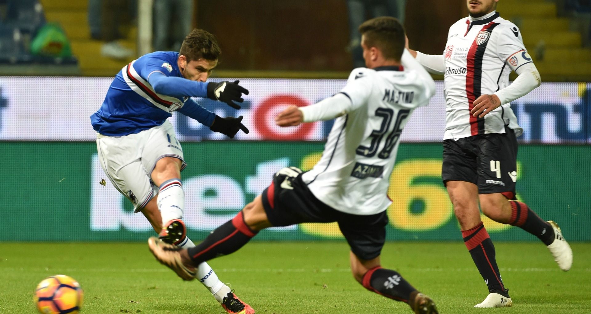 Ricky Alvarez Sampdoria Cagliari Coppa Italia