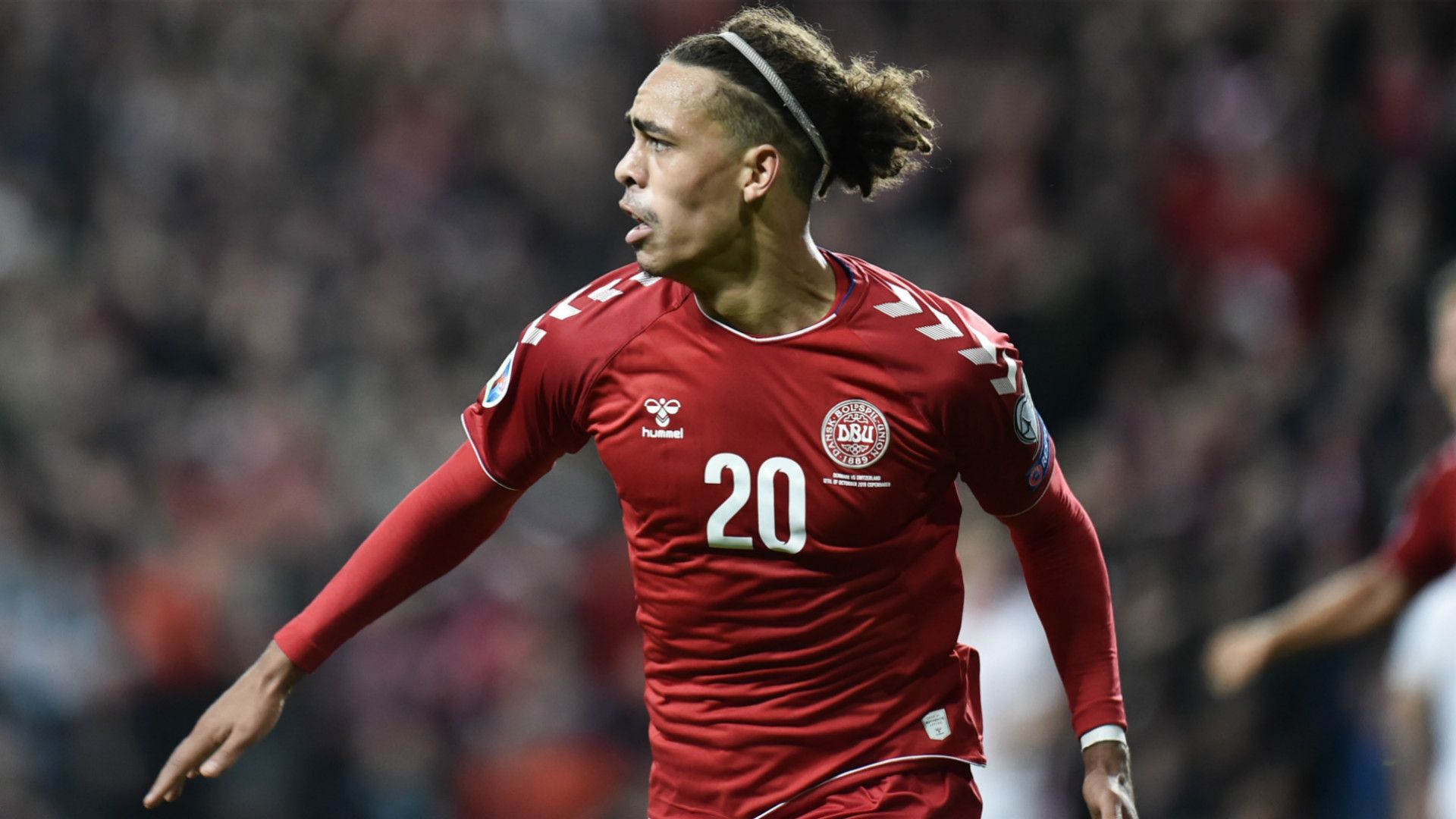Yussuf Poulsen Denmark 2019