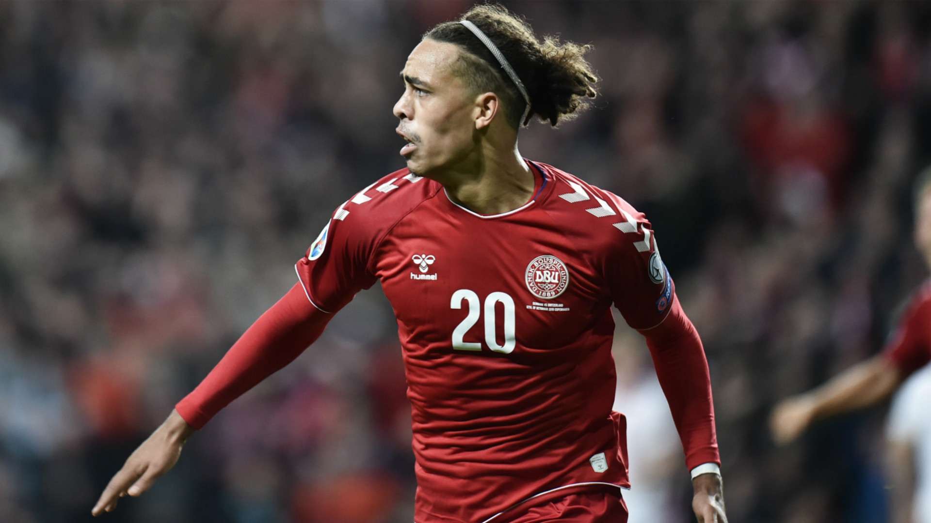 Yussuf Poulsen Denmark 2019