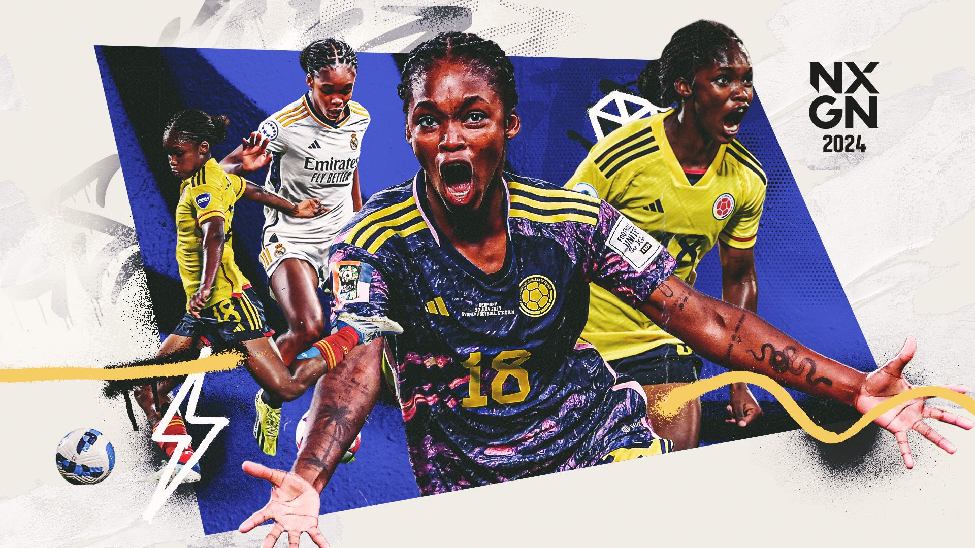 Making of Linda Caicedo NXGN GFX