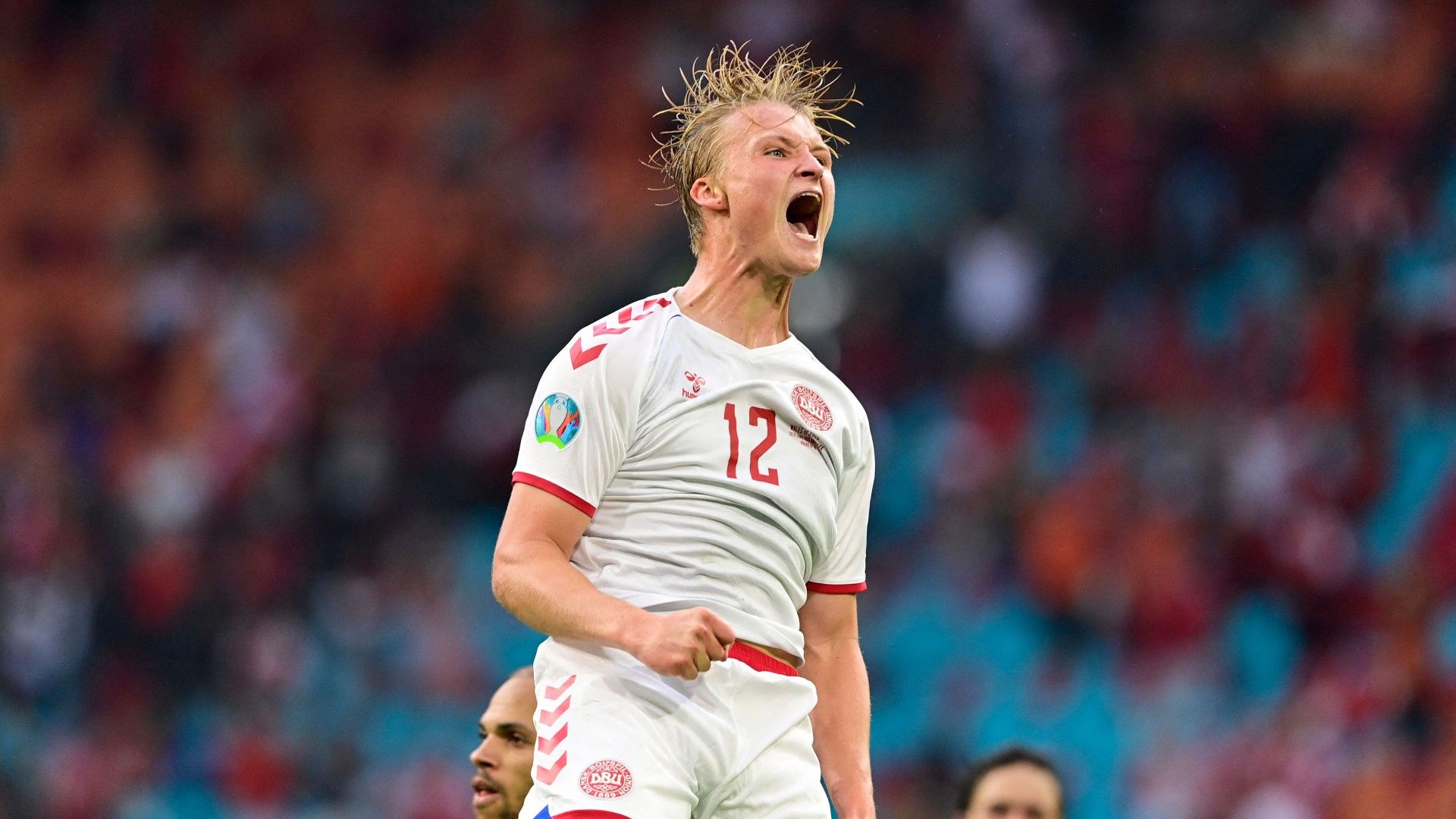 Kasper Dolberg Denmark Wales Euro 2020