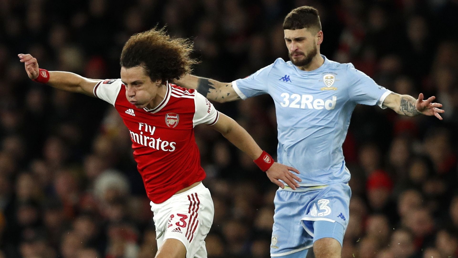 David Luiz, Arsenal vs Leeds