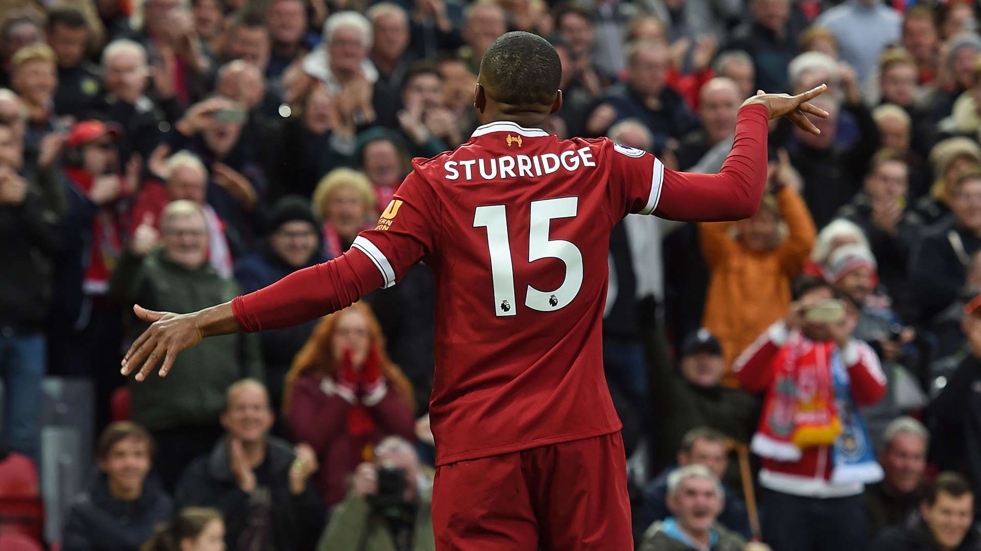 Daniel Sturridge Liverpool Huddersfield Town Premier League